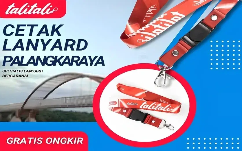 Jasa Cetak Lanyard Palangkaraya Garansi 100%