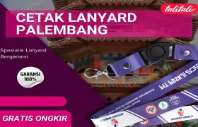 Jasa Cetak Lanyard Palembang Custom Berpengalaman