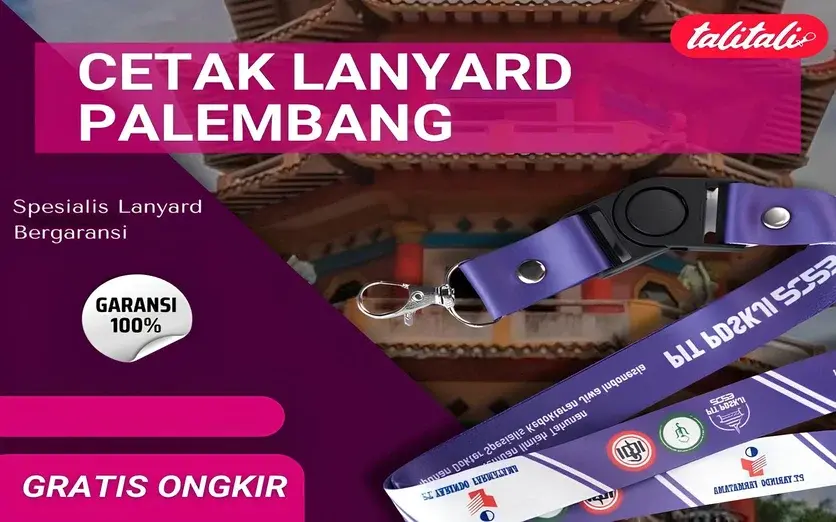 Jasa Cetak Lanyard Palembang Custom Berpengalaman