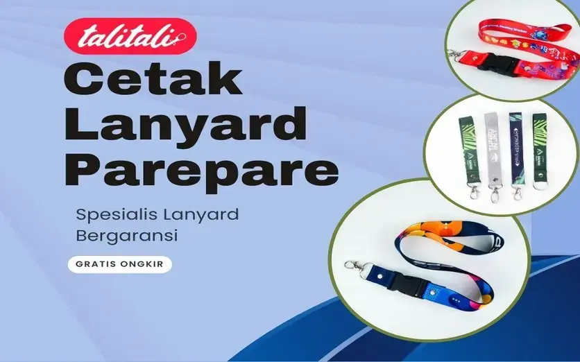 Jasa Cetak Lanyard Parepare Produk Terfavorit