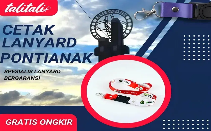 Jasa Cetak Lanyard Pontianak Produksi Tercepat