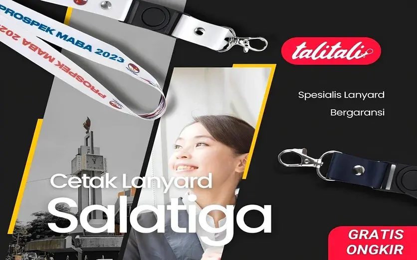 Jasa Cetak Lanyard Salatiga Desain Variatif