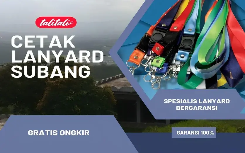 Jasa Cetak Lanyard Subang Pilihan Lengkap