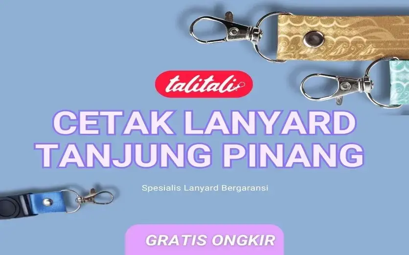 Jasa Cetak Lanyard Tanjung Pinang Ramah Dompet