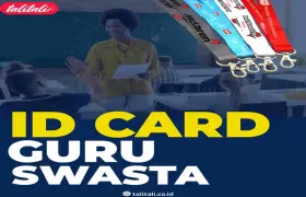 Jual Cetak Id Card Guru Swasta, Bisa Custom Lho