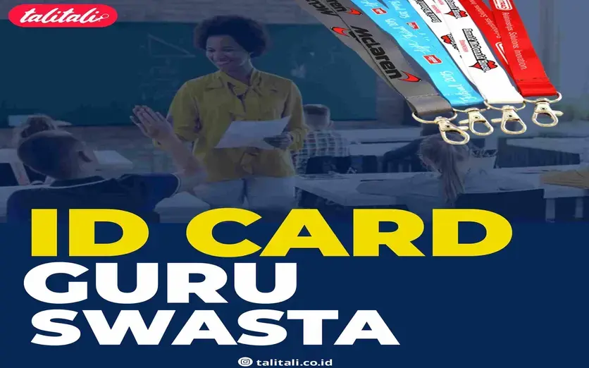 Jual Cetak Id Card Guru Swasta, Bisa Custom Lho