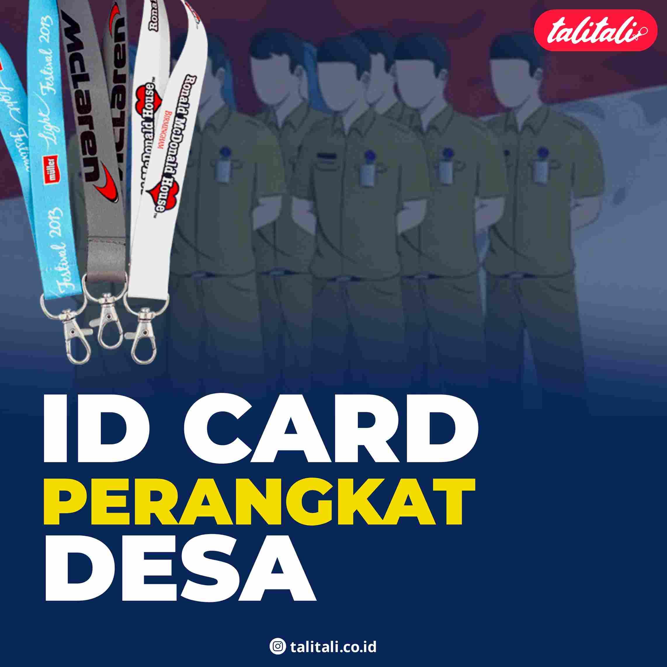 Jual dan Cetak Id Card Perangkat Desa Termurah