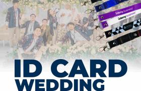 Jual Cetak Id Card Wedding Organizer Untuk Panitia Pernikahan