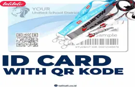 Jual Cetak Id Card With QR Kode Modern & Canggih