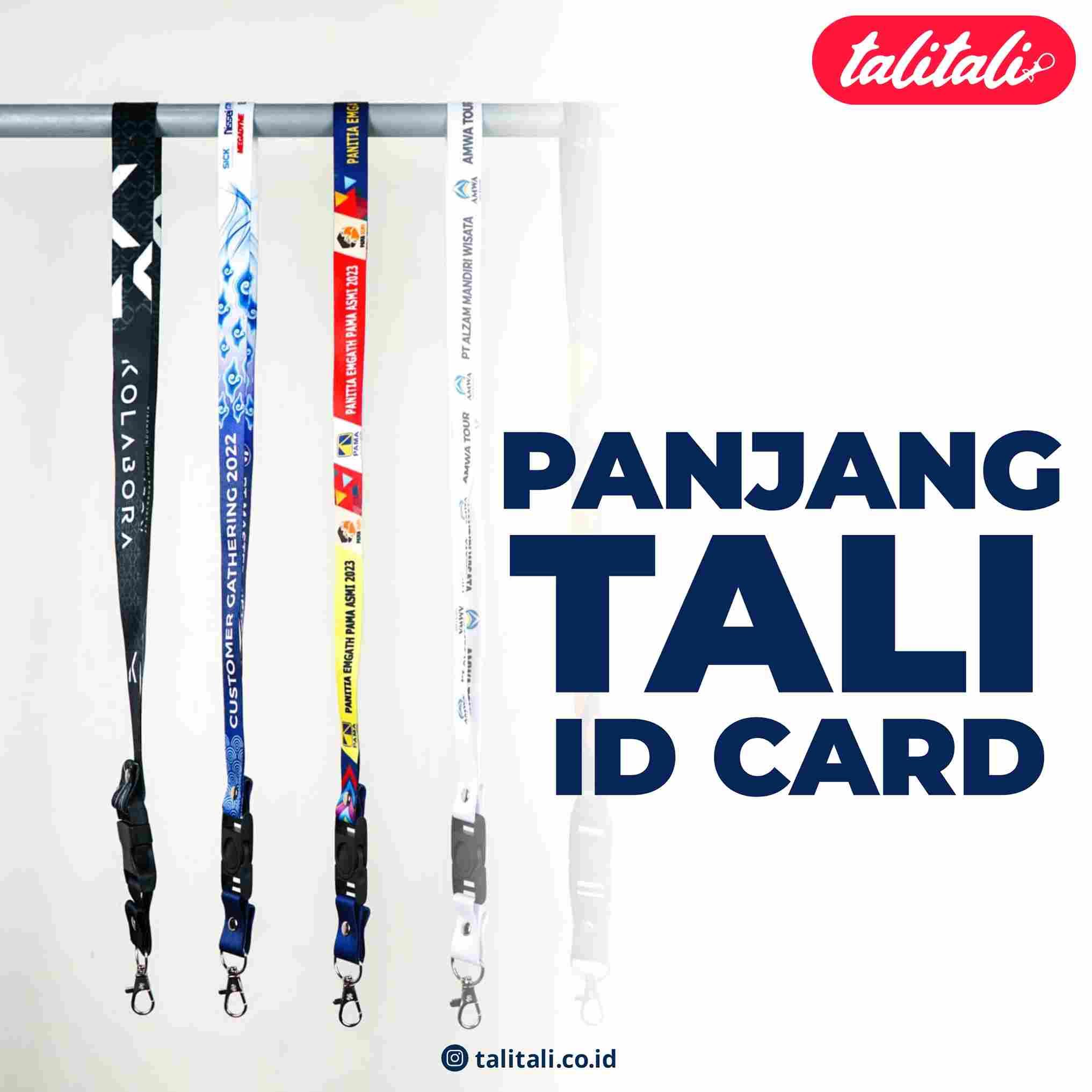 Panjang Tali Id Card yang Biasa Dipesan Klien