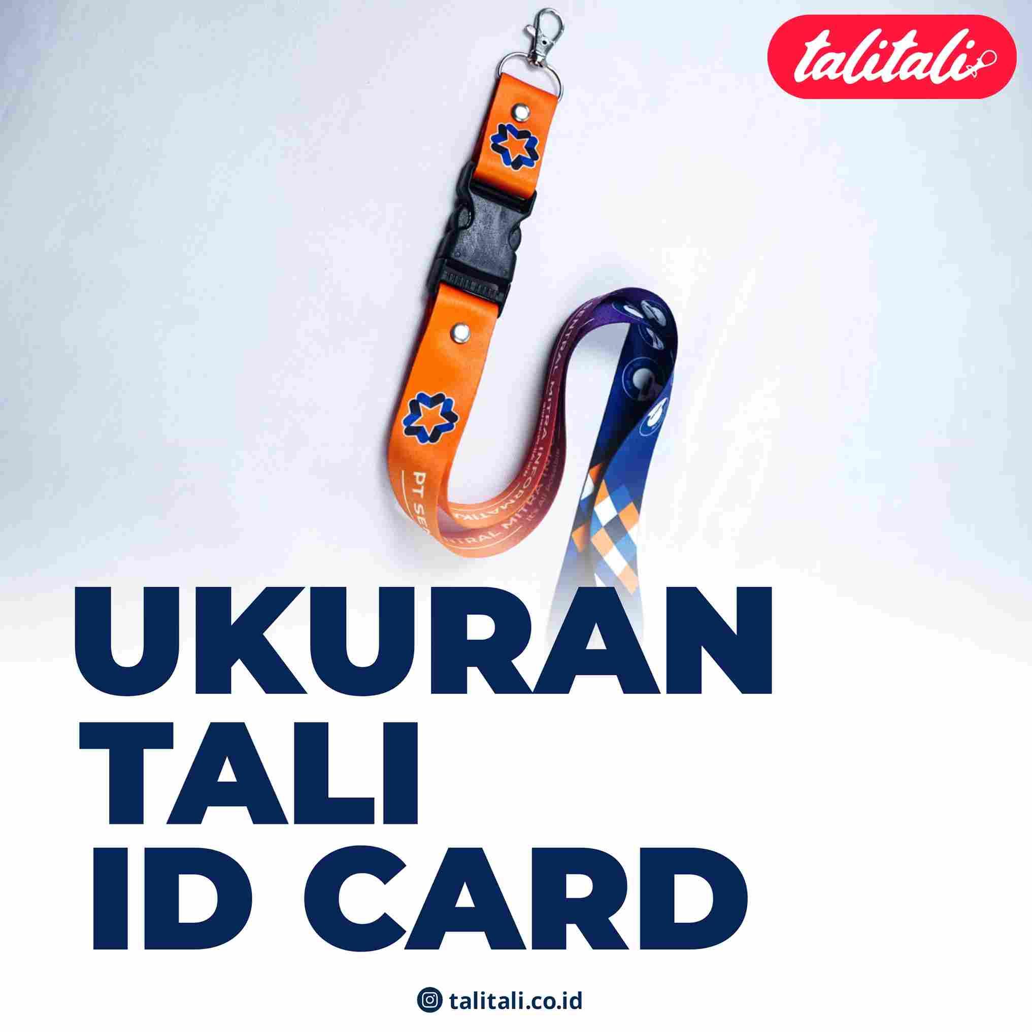 Ukuran Tali Lanyard yang Tersedia di Vendor Percetakan