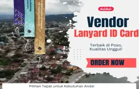 Vendor Cetak Kalung Lanyard ID Card Terbaik di Poso