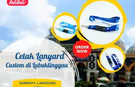 Vendor Cetak Kalung Lanyard Custom di Lubuklinggau Sameday