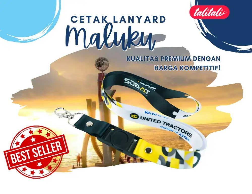 Vendor Cetak Lanyard Custom di Maluku Terjamin Kualitasnya