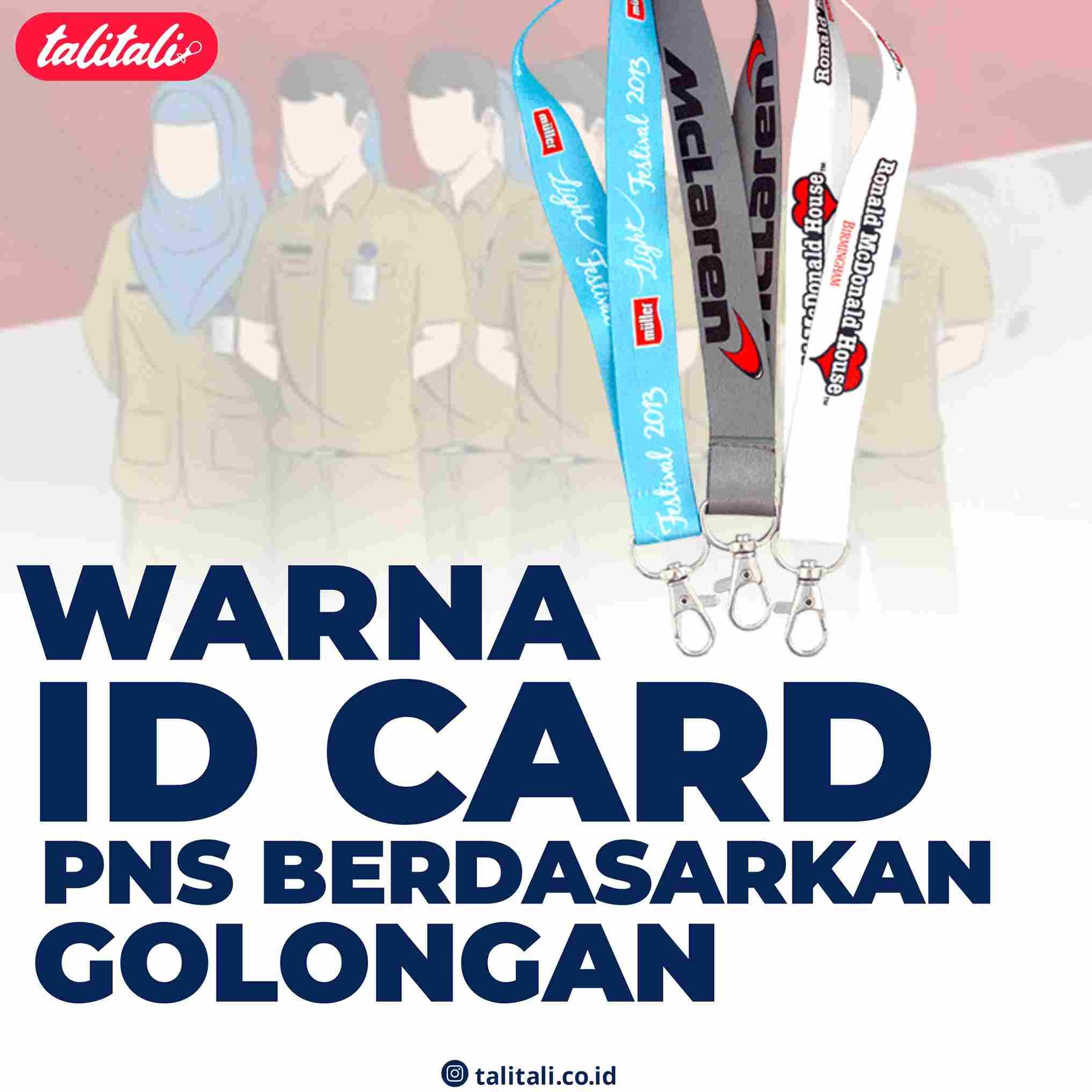 Warna Id Card PNS Berdasarkan Golongan