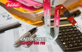 Rincian Harga Lanyard 600 Pcs untuk Segala Kebutuhan Acara Dadakan