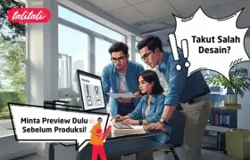 Takut Salah Desain? Minta Preview Dulu Sebelum Produksi!