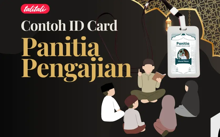 Contoh ID Card Panitia Pengajian