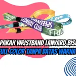 Apakah Wristband Lanyard Bisa Full Color Tanpa Batas Warna? Ini Penjelasannya