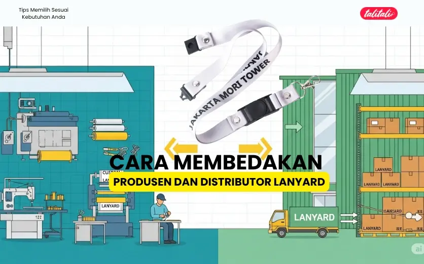 Cara Membedakan Produsen dan Distributor Lanyard, Mudah Banget