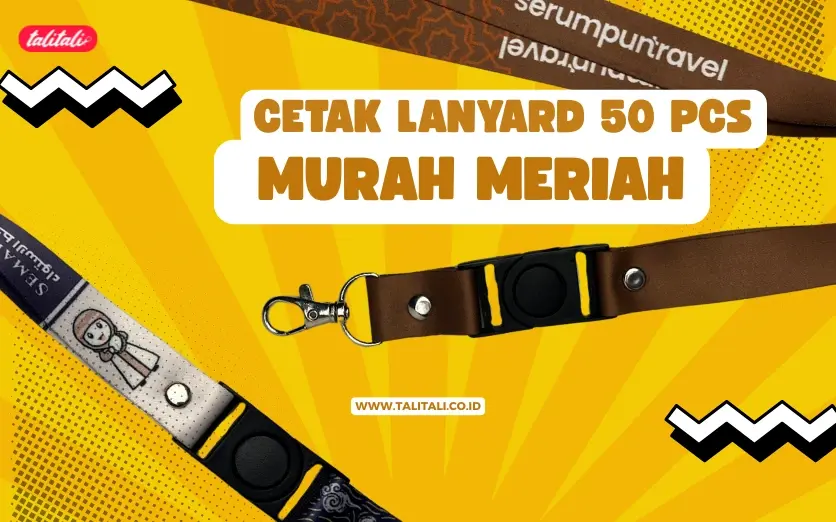 Cetak Lanyard 50 PCS Murah
