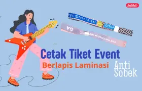 Cetak Tiket Event Berlapis Laminasi Anti Sobek & Awet