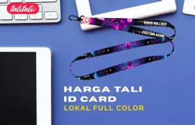 Harga Tali ID Card Lokal Full Color Kualitas Juara