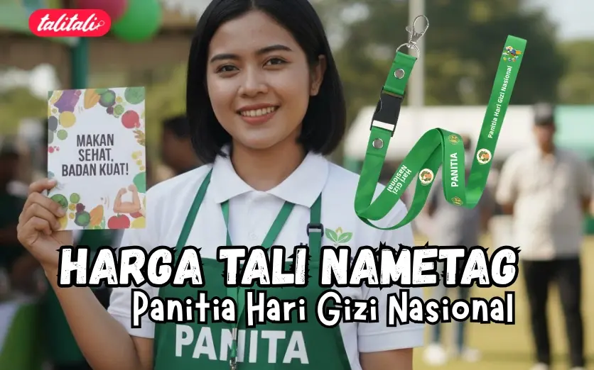 Harga Tali Name Tag Panitia Hari Gizi Nasional