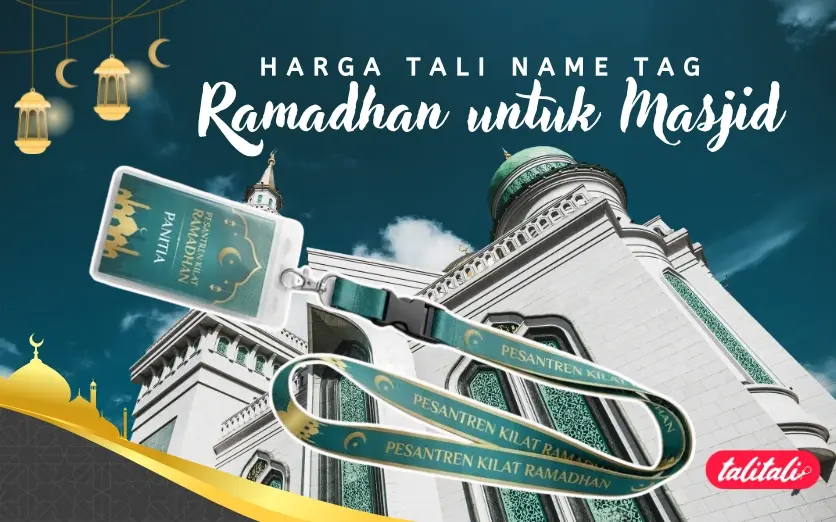 Harga Tali Name Tag Ramadhan untuk Masjid (Free Ongkir)