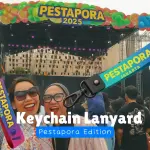 Keychain Lanyard Pestapora Edition, Merchandise Wajib Penonton Festival Musik