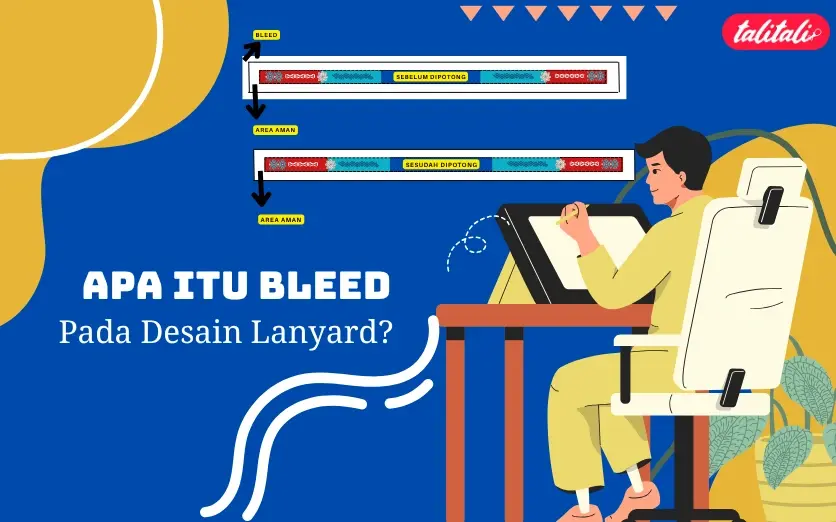 Memahami Bleed pada Desain Lanyard, Percetakan Wajib Tau!