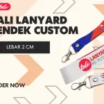 Tali Lanyard Pendek Custom Lebar 2 cm ( Murah! ) Top #1