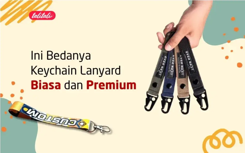 Bedanya Keychain Lanyard Biasa dan Premium, Sudah Tahu?