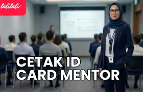 Cetak ID Card Mentor Profesional untuk Program Pelatihan dan Pendampingan