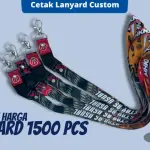 Informasi Harga Lanyard 1500 Pcs Full Color Sublimasi