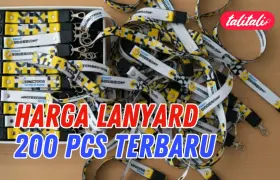 Daftar Harga Lanyard 200 Pcs Terbaru Lengkap dengan Pilihan Ukuran