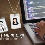 Harga Tali ID Card Stainless Steel Chain FREE Desain
