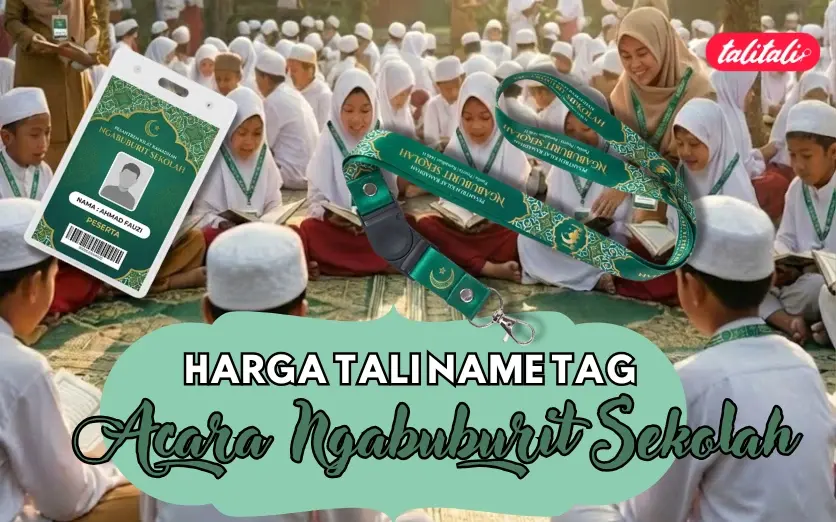 Harga Tali Name Tag Acara Ngabuburit Sekolah Free Ongkir
