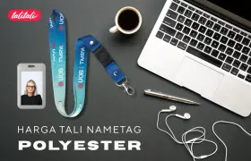 Daftar Harga Tali Name Tag Polyester Terbaru dari Vendor Talitali