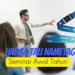 Harga Tali Nametag Seminar Awal Tahun, Custom & Paket Hemat