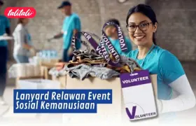 Lanyard Relawan Event Sosial Kemanusiaan (Free Ongkir)