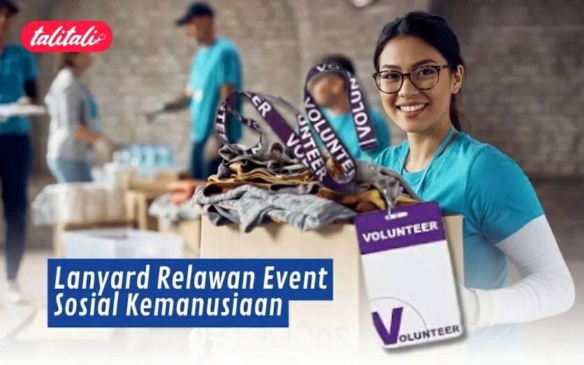 Lanyard Relawan Event Sosial Kemanusiaan (Free Ongkir)