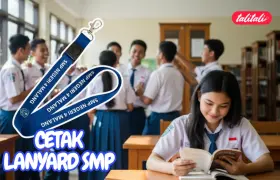 Cetak Lanyard SMP: Tali ID Card Custom untuk Identitas Sekolah
