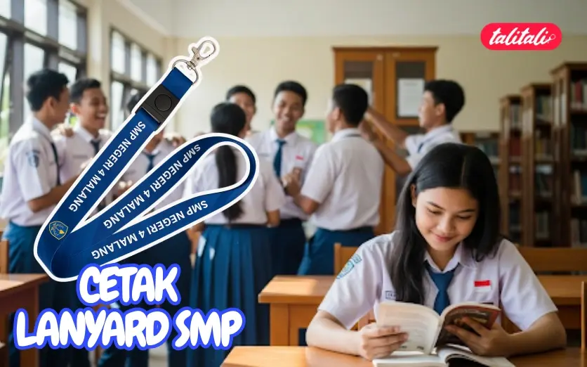 Cetak Lanyard SMP: Tali ID Card Custom untuk Identitas Sekolah