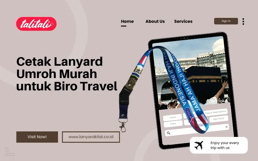 Cetak Lanyard Umroh Murah untuk Biro Travel