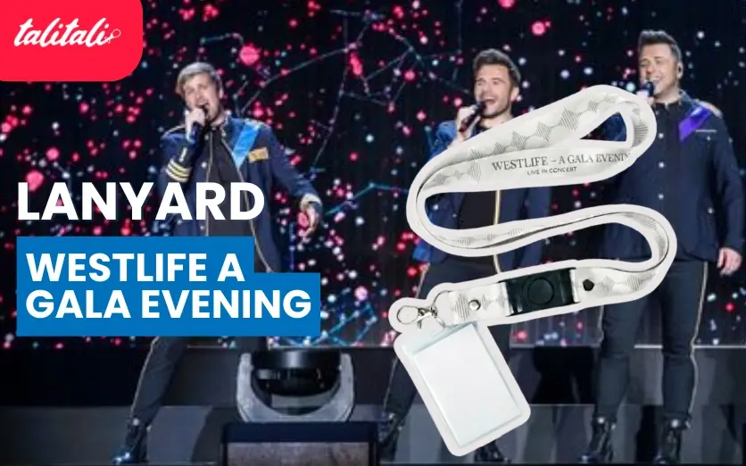 Lanyard Westlife A Gala Evening dengan Desain Elegan