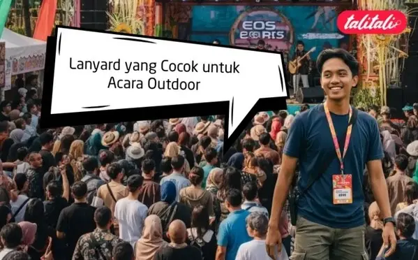 Lanyard yang Cocok untuk Acara Outdoor, Cetaknya di Talitali