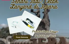 Sehari Jadi? Cetak Lanyard di Jepara Ini Produksi 10.000 pcs/hari