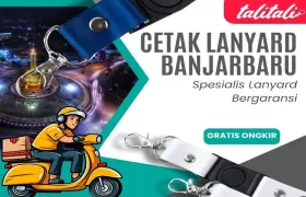 Jasa Cetak Lanyard Banjarbaru Pusat Warna Akurat