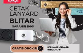 Jasa Cetak Lanyard Blitar Polyster Tissue